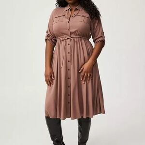 Mauve Midi Dress